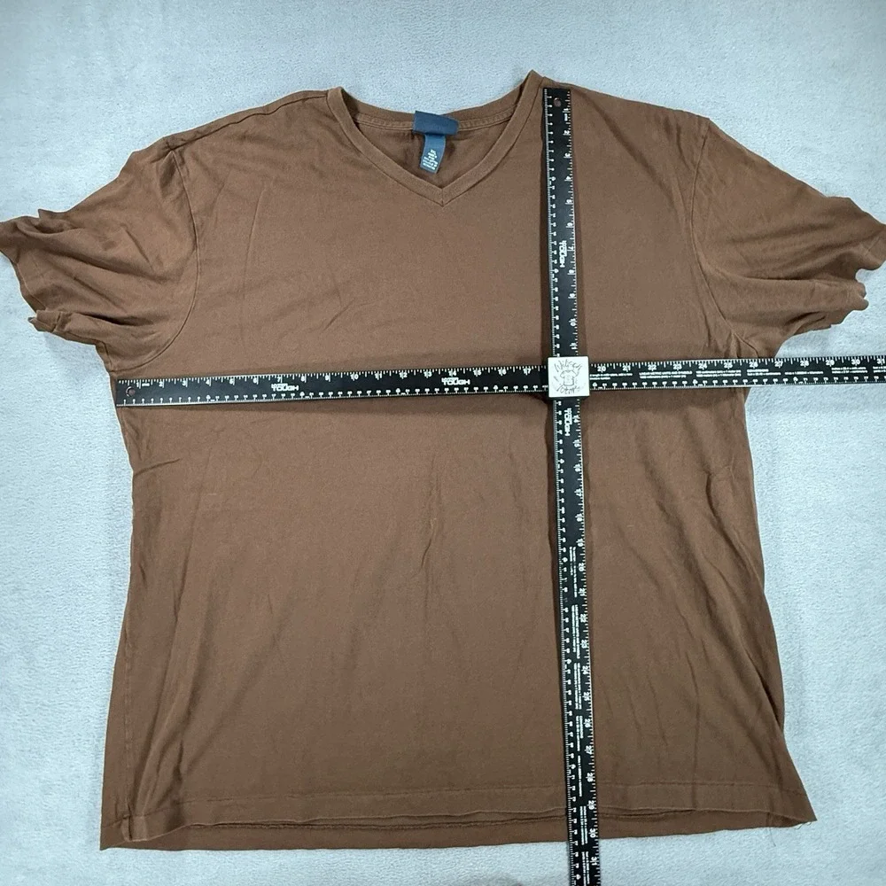 Polo Ralph Lauren V Neck T Shirt Mens 2XL Brown